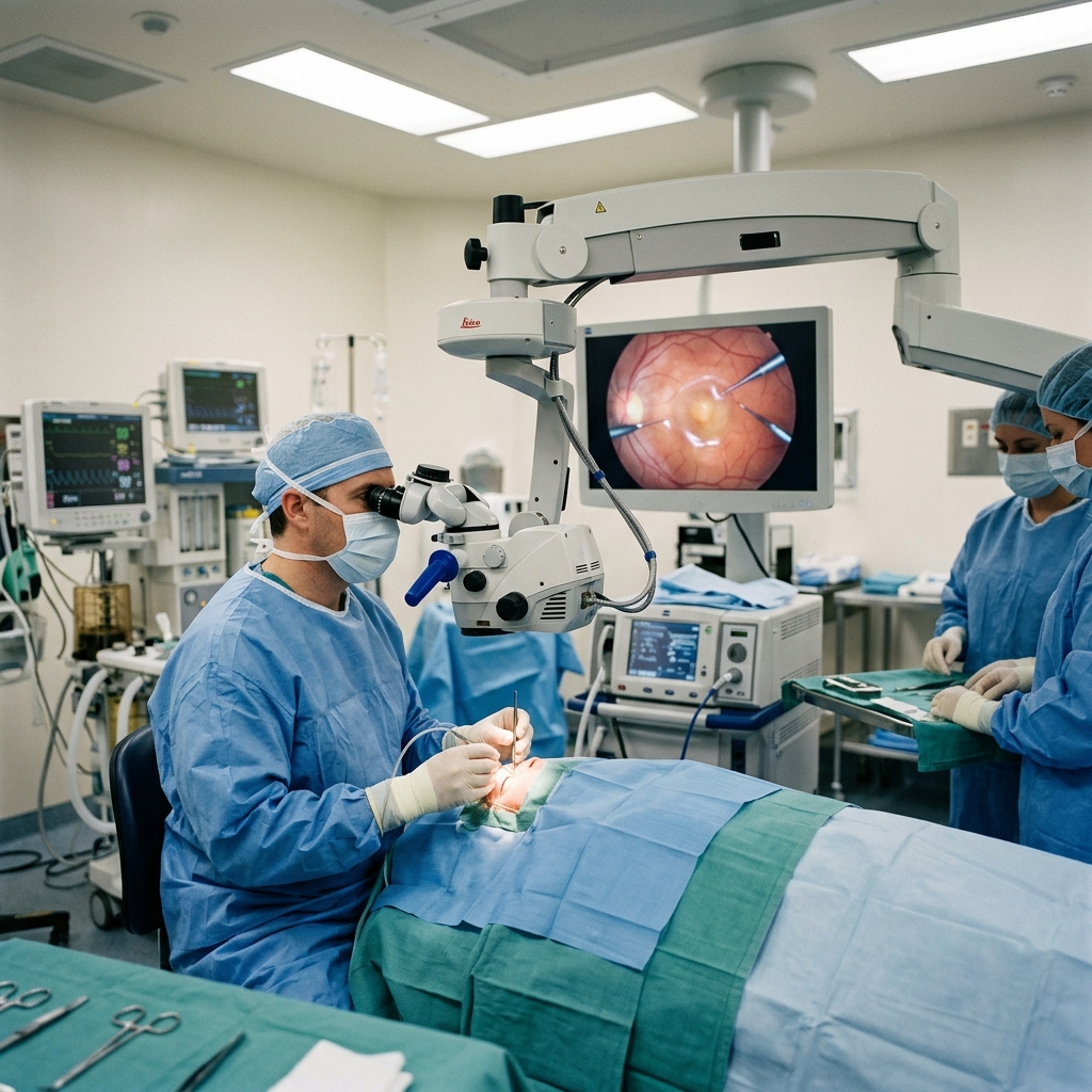 Cirugía de retina y vítreo